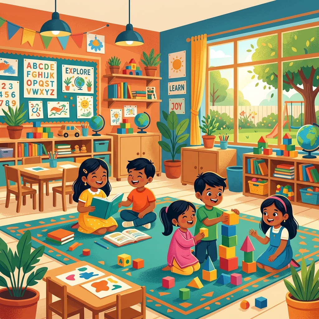 Smart Champs Pre Schools — Happy children learning and playing together in Ayapakkam Chennai